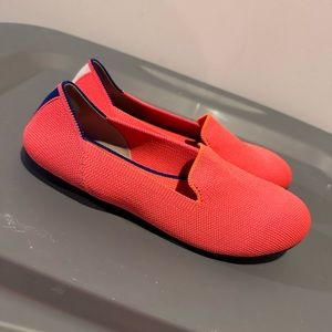 Rothy’s The Kids Loafer Flamingo This Neon Pink Size 4